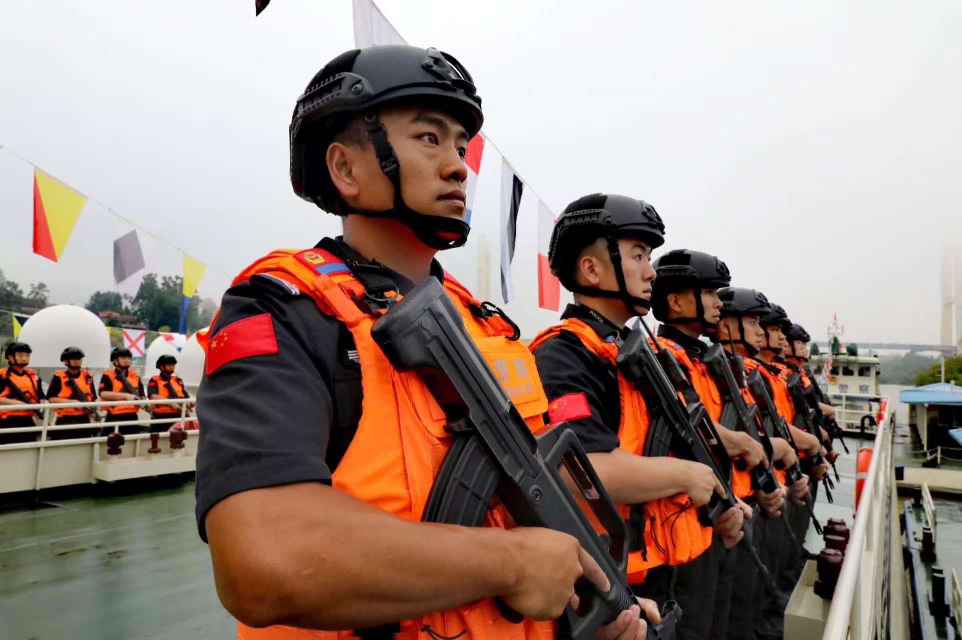 中老緬泰四國啟動第158次湄公河聯合巡邏執法行動及系列執法交流活動